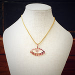 Antique Ruby & Diamond Lover's Eye Locket