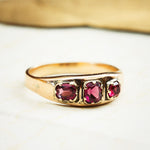 Antique Victorian Almandine Garnet Ring