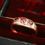 Antique Victorian Almandine Garnet Ring