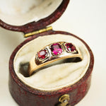 Antique Victorian Almandine Garnet Ring