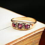 Antique Victorian Almandine Garnet Ring