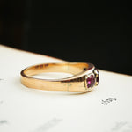 Antique Victorian Almandine Garnet Ring