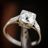 1.39ct Old European Cut Diamond Solitaire Engagement Ring