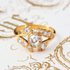 Oh Romantic Glimmer! Handmade Old Cut Diamond Ring