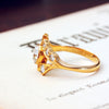 Oh Romantic Glimmer! Handmade Old Cut Diamond Ring