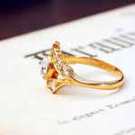 Oh Romantic Glimmer! Handmade Old Cut Diamond Ring