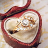 Antique Handmade Old Cut Diamond Ring