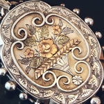 Antique Date 1884 Ornate Victorian Silver Locket