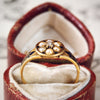 Enchanting Lovelee Date 1863 Enamelled Pearl Ring