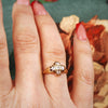 OH SIGH! Blessed Antique Diamond Cross Ring