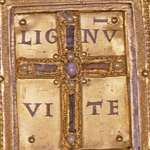 Antique Georgian Iberian Foiled Garnet Cross