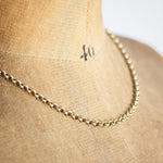 Victorian Styled 9ct Gold Belcher Link Chain Necklace