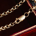 Victorian Styled 9ct Gold Belcher Link Chain Necklace