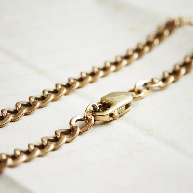Date 1979 Vintage 9ct Gold 27 Inch Chain Necklace