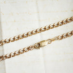 Date 1979 Vintage 9ct Gold 27 Inch Chain Necklace