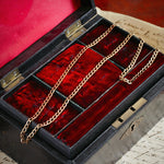 Date 1979 Vintage 9ct Gold 27 Inch Chain Necklace