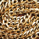 Date 1979 Vintage 9ct Gold 27 Inch Chain Necklace