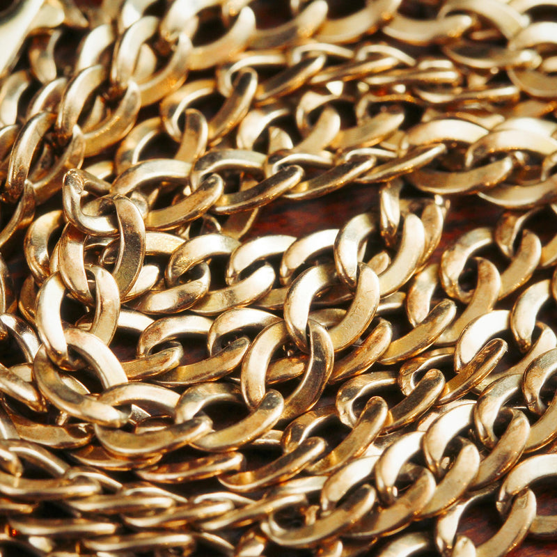 Date 1979 Vintage 9ct Gold 27 Inch Chain Necklace