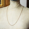 Date 1979 Vintage 9ct Gold 27 Inch Chain Necklace