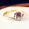 Precious Art Deco Ruby & Diamond Ring