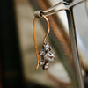 Antique Hand Cut Diamond 'Poissarde' Style Earrings