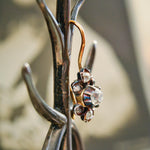 Antique Hand Cut Diamond 'Poissarde' Style Earrings