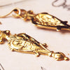 Etruscan Amphora Gold Drop Earrings