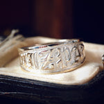 Antique Style Silver MIZPAH Ring