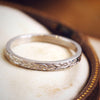 Vintage Style 'Florette' Gold Wedding Ring