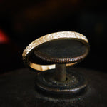 Vintage Style 'Flora' Gold Wedding Ring