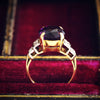 Vibrant Vintage Amethyst & Diamond Dress Ring