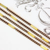 Gorgeous Slinky Antique Brass Longuard Chain