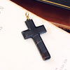 Antique Hand Carved Scottish Agate Cross