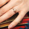 9ct White Gold Mabe Pearl Ring