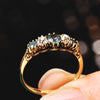 Rare Colour Change Alexandrite & Diamond Ring