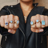 A Sublime Vintage Specimen Cushion Shaped Sapphire Ring