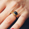 9ct Gold Cat's Eye Sillimanite Dress Ring