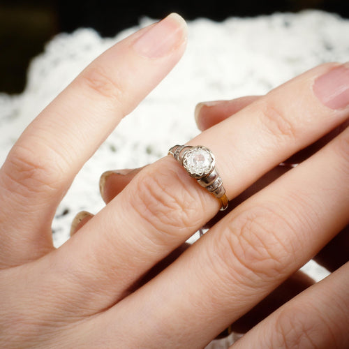 Tempting 0.40ct Art Deco Diamond Solitaire Engagement Ring