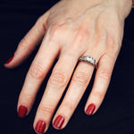 Vintage 1950's Art Deco Diamond Engagement Ring