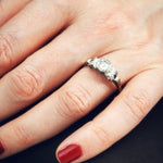 Vintage 1950's Art Deco Diamond Engagement Ring