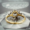 An Especially Fancy Vintage Diamond Engagement Ring