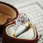 An Especially Fancy Vintage Diamond Engagement Ring