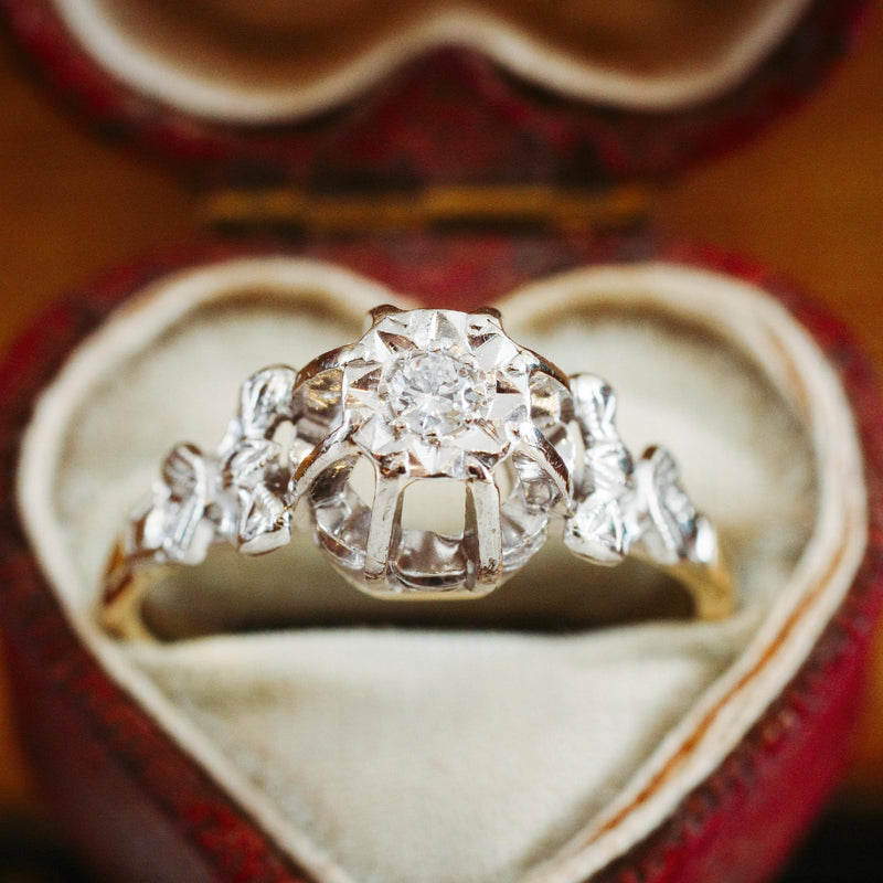 An Especially Fancy Vintage Diamond Engagement Ring