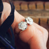 Vintage Double Daisy 'Toi et Moi' Diamond Ring