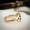Especially Pretty Vintage Gold Twist Diamond Ring