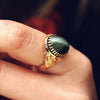 Antique Victorian Cat's Eye Chrysoberyl Ring