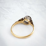 Oh Fascinating Attraction! Dramatic Art Deco Diamond Engagement Ring