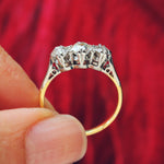 Vintage Trilogy Diamond Engagement Ring