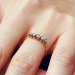 Vintage Diamond Set Five Stone Ring