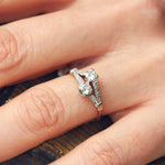 Vintage Diamond 'Toi et Moi' Ring